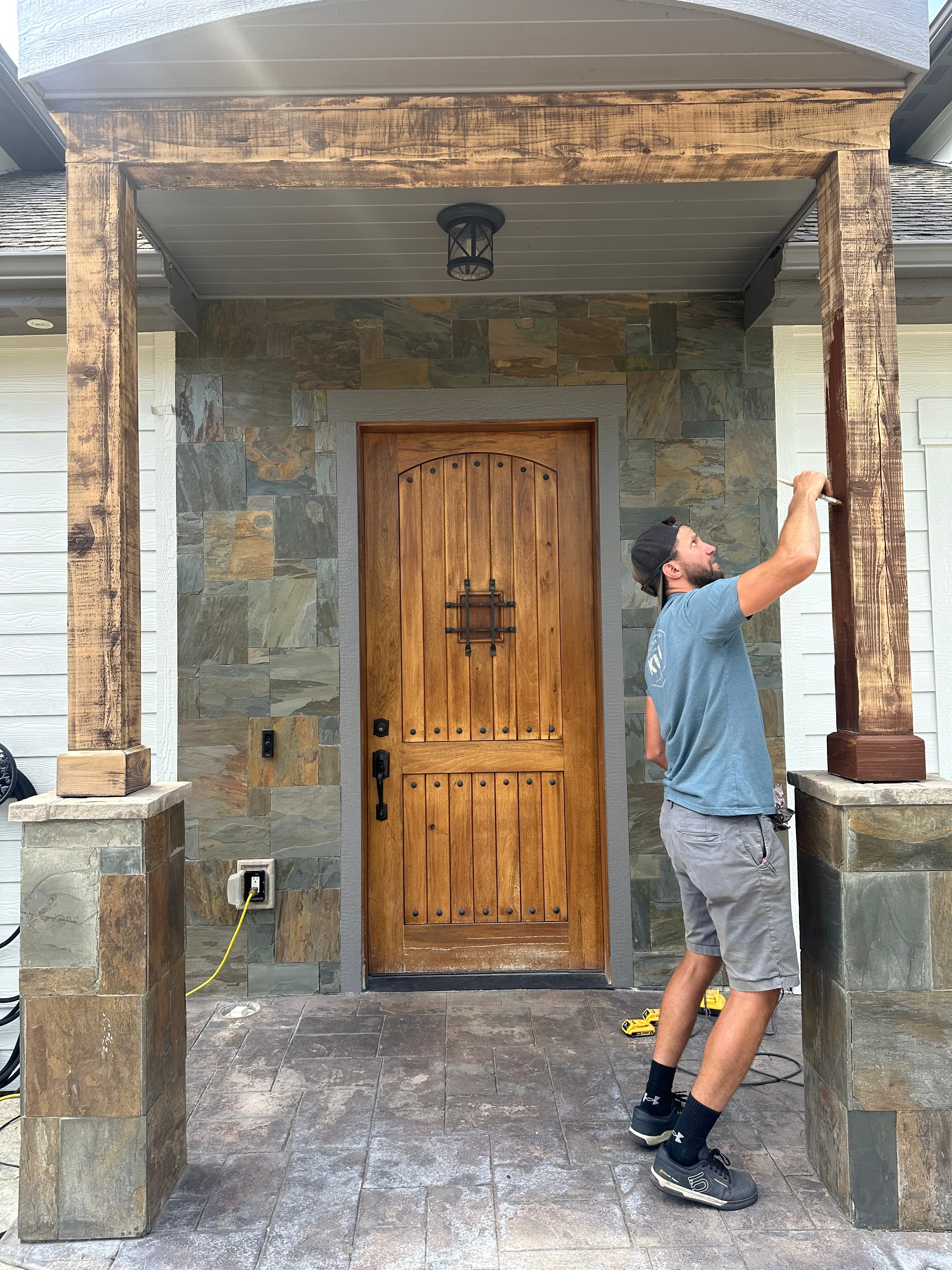 Staining project in Spokane