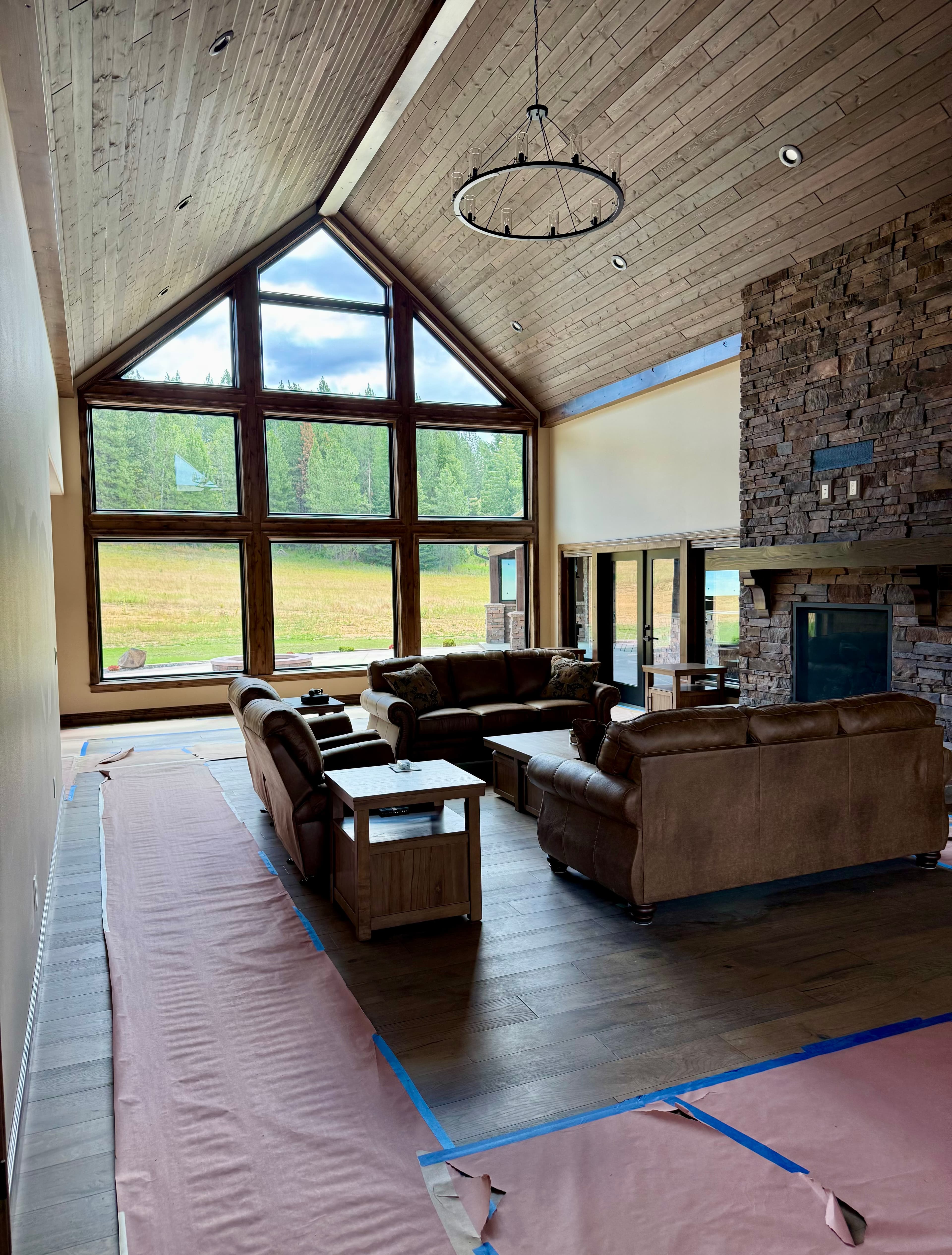 Interior stain and finish work in Spokane